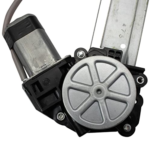 Image of TRQ Rear Passenger Side Power Window Motor and Regulator Assembly Power Compatible with 2007-2013 Acura MDX