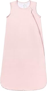 OPAWO Baby-Schlafsack, 1,5 Tog Schlafsack, 100 % weiche Bambus-Viskose, ärmellose Wickeldecke für den Sommer, mit Zwei-Wege-Reißverschluss, Unisex, Kleinkind, Neugeborene, Schlafsack 0–36 Monate