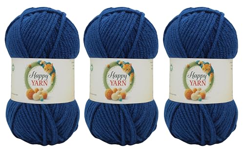 Sunny Cat Happy Yarn Midnight Blue image