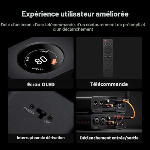 Télécommande Infrarouge incluse pour Préamplificateur DAC ZD3 Bluetooth - 4