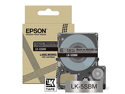 Cartouche d'encre Epson LK 5BKP pour LabelWorks LW C410 et LW C610 Or sur métallique - vue 5