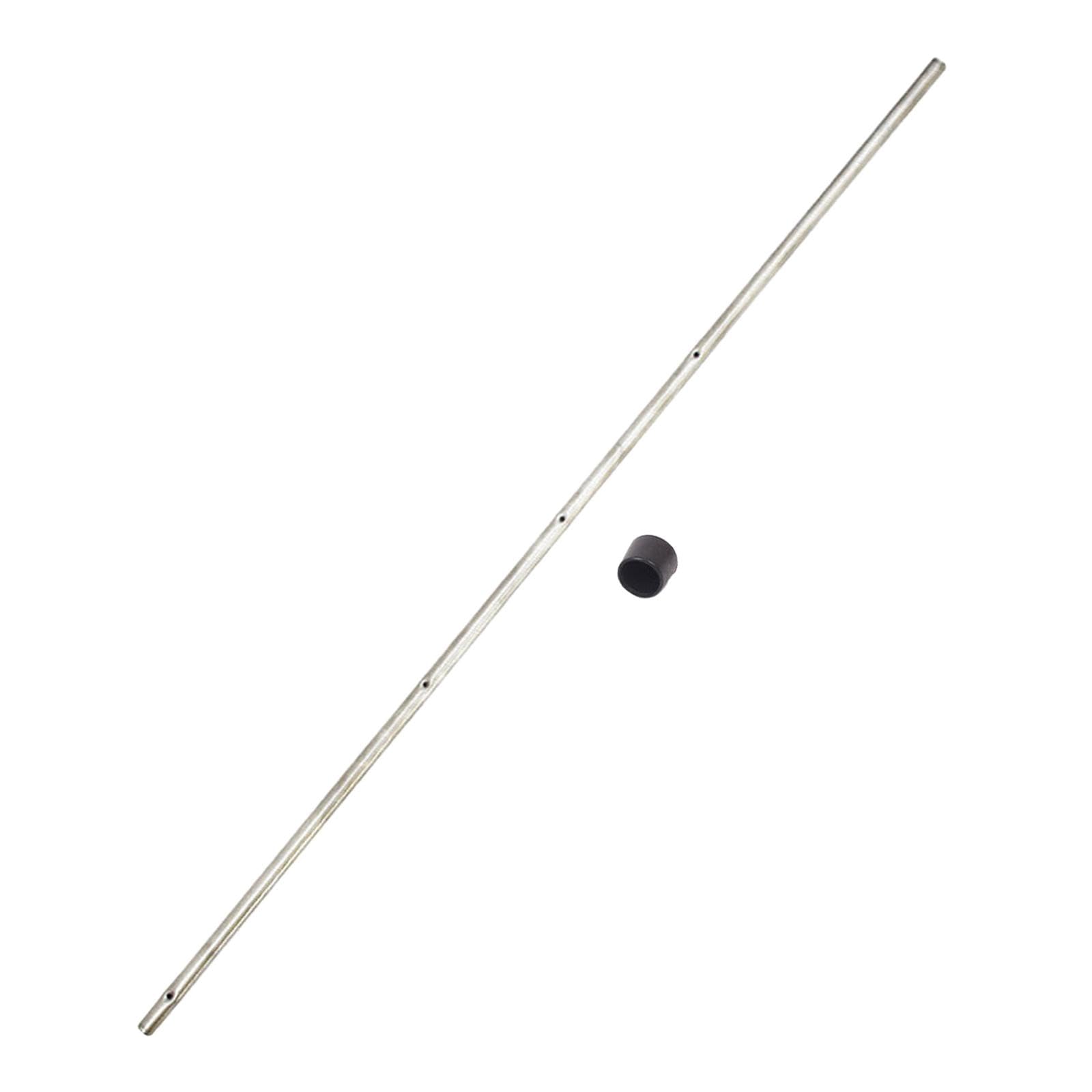 KESOTO Varilla de Mesa de futbolín, Poste de futbolín para Mesa de Escritorio para Juegos de Familiares, Varilla de Acero de 8 mm x 52,5 cm