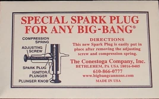 Spark Plug Big Bang Cannons Carbide Cannon Conestoga Co., Inc. 100 Shot