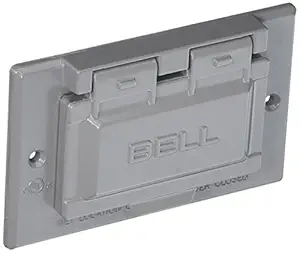 Hubbell-Bell 5101-0 Weatherproof Cover, 4-9/16-Inch X 2-13/16-Inch