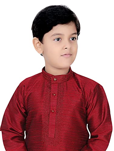 Image of BABA AND BABY Ethnic Wear Kurta Pyjama Set for Kids