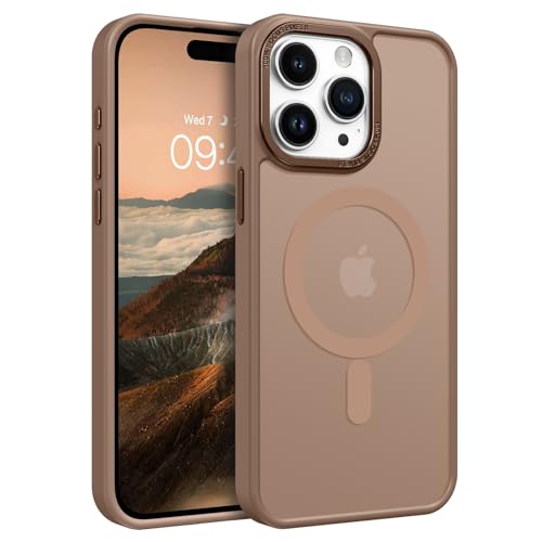 GaoBao für iPhone 15 Pro Max Hülle, Handyhülle iPhone 15 Pro Max [Kompatibel mit MagSafe] Durchscheinende Matte Magnetis...