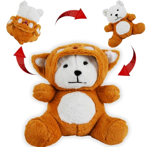Image of Fun4you Hudded Teddy Bear 50 cm (Light Brown) - Soft Plush Toy for Baby Girls & Boys, Huggable Stuffed Teddy Bear Birthday, Baby Shower Gift for Girlfriend, Kids, Girls Age 2-10