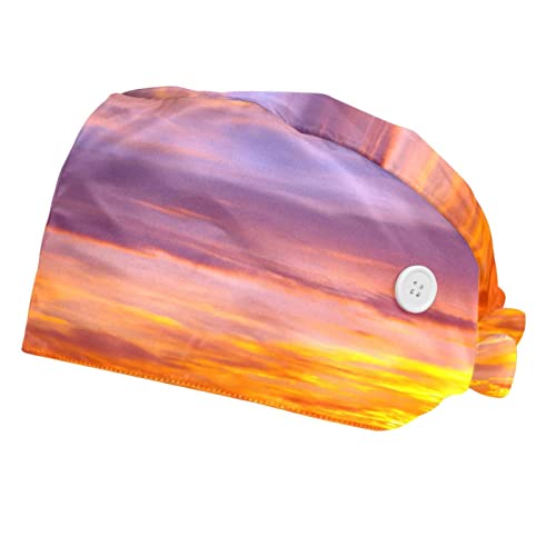 Chapeaux bouffants Cloud Sky et casquettes de travail respirantes mixtes