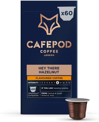 CAFEPOD Craft Coffee Nespresso Compatible Coffee Pods Recyclable Aluminium Pods VARIETY SET Rainforest Alliance Certified 60 Pods