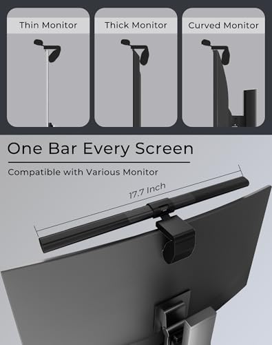 Lampe de moniteur à intensité variable pour réduire la fatigue - 3