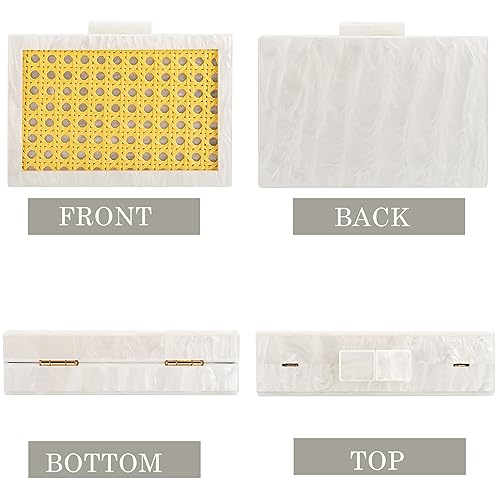 Image of YYW Women's Evening Clutch Acrylic Clutch Purses for Women Wedding Prom Dress Bag | for Women
