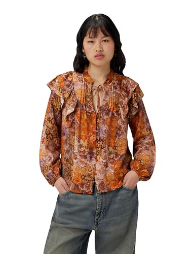 BLUS_ROMANTICA, 7002 Naranja, XL