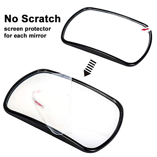 E-Bro Baby Car Mirror,Universal 3 In 1 Car Baby Mirror 360° Rotating Wide View On Windshield,Sun Visor Or Rear Seat Headrest For Baby Child Safety #TOP3