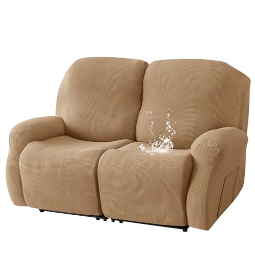Funda reclinable impermeable elástica para proteger sofás de manchas 2