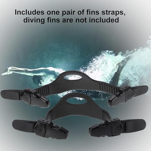 Soporte de flipper para natación que repara aletas de buceo con correa ajustable 2