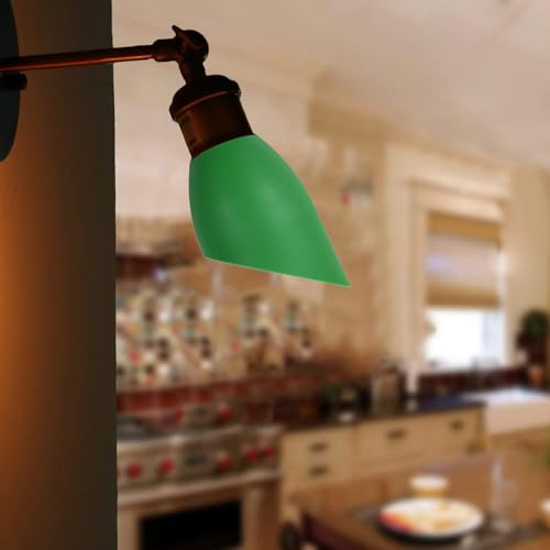 Image of Holibanna Horseshoe Lamp Shade Replacement Inclined Plastic Ceiling Light Cover Easy to Clean for Bedroom Home Decor Halloween Table Lamp Shade