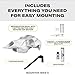 Mountain Mike's Reproductions Record Keeper Antler Mounting Kit | Skull Cap European Antler Mount