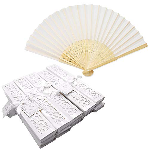 Anyasen Ventagli Matrimonio Bianchi Ventaglio