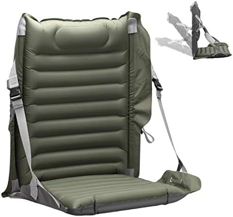 Dnseviul Camping Chairs,Stadium Seating & More, Adjustable Straps,Inflatable Outdoor Folding Air Cushion Chair, for Outdoor Gardening and Beach Hiking Fishing