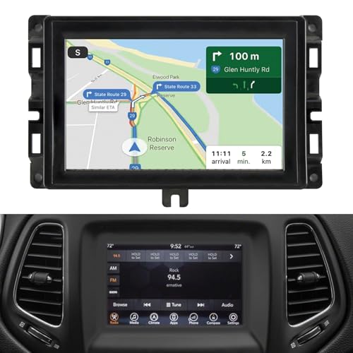 Écran TDO-WXGA0700K00033-V2 de rechange avec tactile pour Jeep Compass 2017-2020