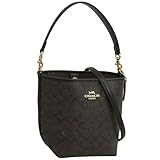 [COACH] [コーチ] バッグ レディース ショルダーバッグ アウトレット ブランド ウォルナット シティバケットバッグ シグネチャー キャンバス CT800IMXAQ [並行輸入品]
