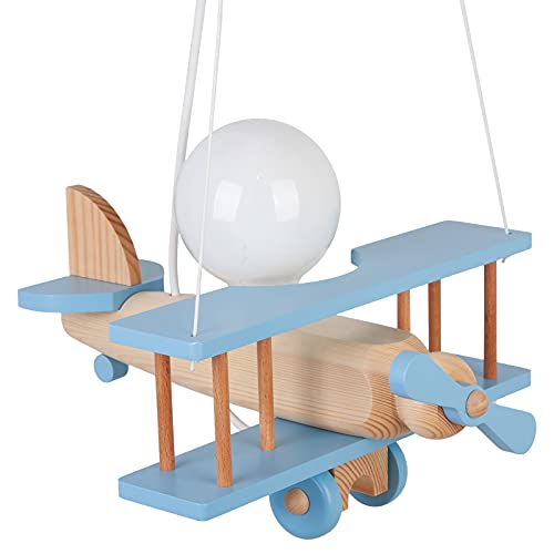 ItalPol Produkt Splendida Lampada lampadario Aereo Piccolo 32cm x 30cm cameretta Bimbo in Legno.