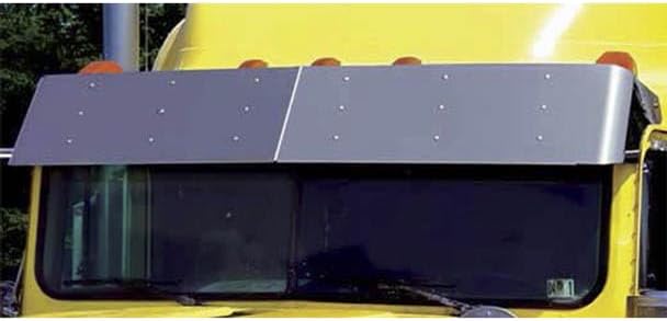 Technical Precision Replacement for International 9400 Year 1995 SS 13.5IN Straight Style Drop Visor Standard Mount