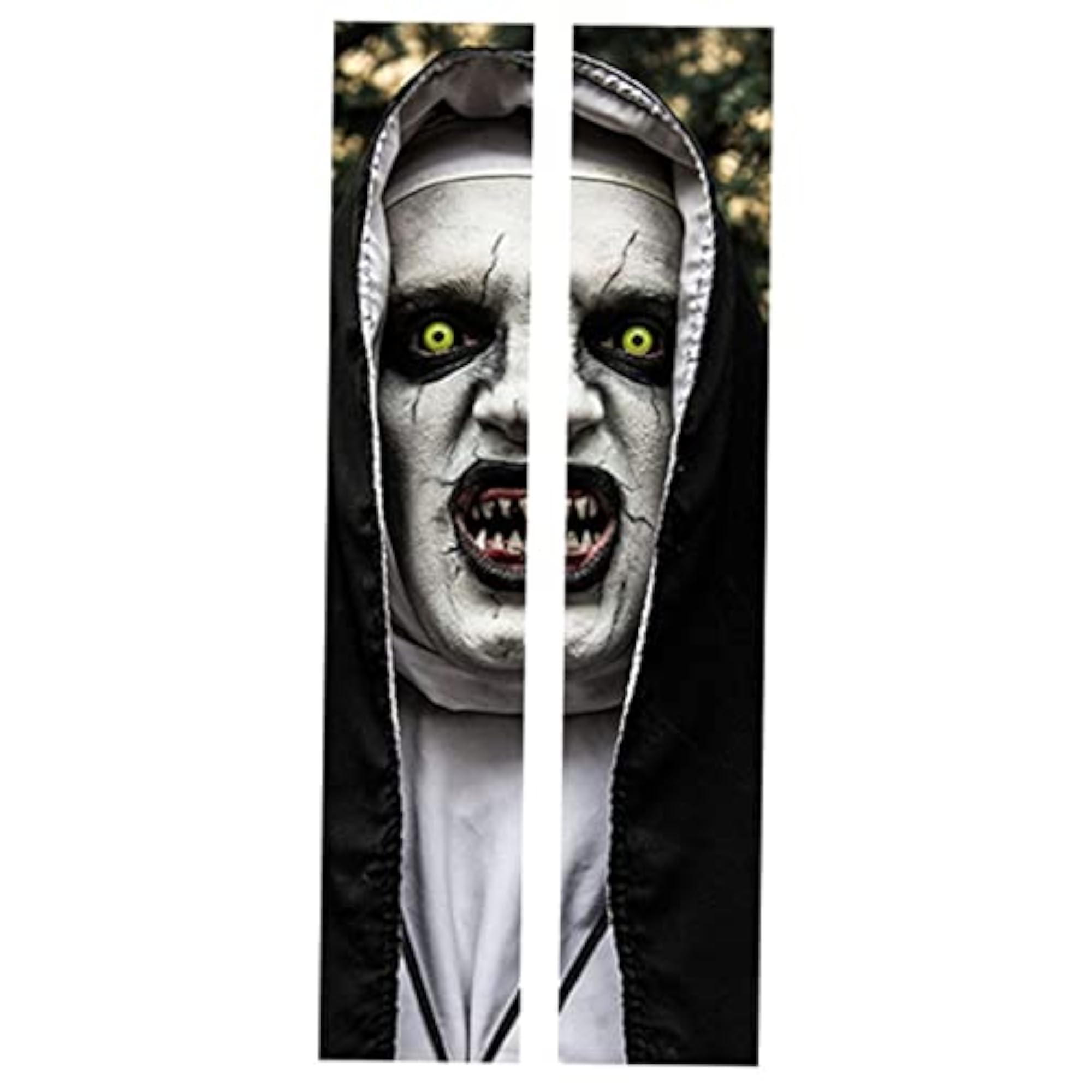 3D Nun Door Stickers Door Terror for Bar
