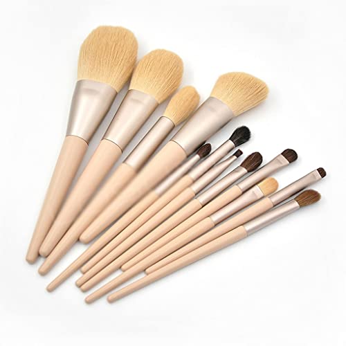 12-Wooden-Handle-Makeup-Brush-Set-Powder-Brush-Shadow-Eyebrow-Brush-Makeup-Tool