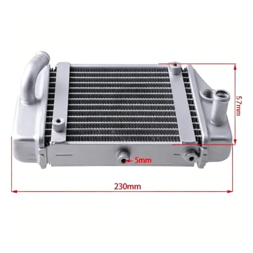 Radiador de agua con ventilador para ATV y quad de 150cc a 250cc 3