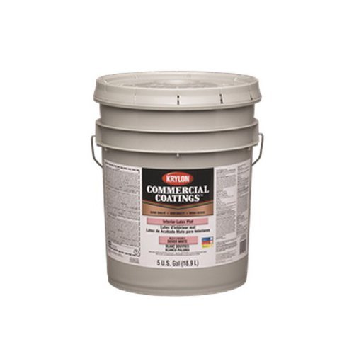 Sherwin Williams K21130261-20 Krylon Latex Paint Bronze Flat Linen White 5 gal, 1" x 1" x 1"