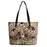  Damenhandtasche Schlange Leder Tote Bag Top Handle Satchel Bags Für Damen
