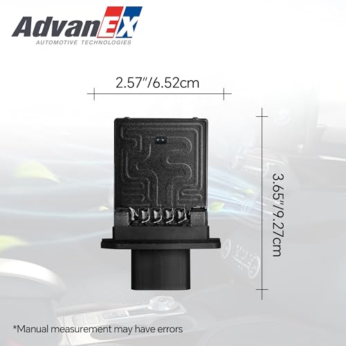AdvanEX 271505Z000 HVAC Manual Control Module Blower Motor Resistor Compatible with Infiniti QX56 Nissan Armada/Frontier/Pathfinder/Quest/Titan/Xterra Replace 271507S000 RU-365