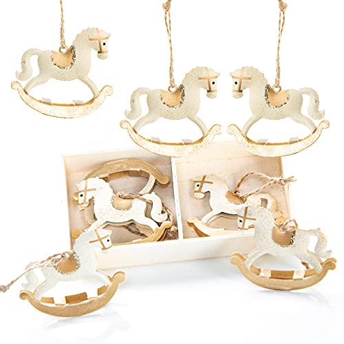 Logbuch-Verlag 3 Cuori In Metallo Da Appendere – Rosa, Viola, Bianco 10 Cm – Decorazioni Primavera, San Valentino, Matrimonio - 6