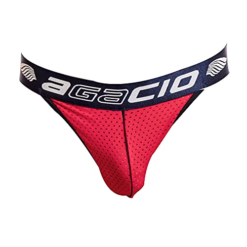 Mens Sexy See-Through Thong Micro Pouch Bikini V-Shaped Sexy Jockstrap Club G-String Underwear