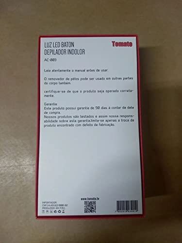 Depilador/Removedor De Pelos Faciais Luz Led Baton Depilador Indolor Apropriado Para Todos os Tipos