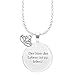 Produktbild Nickelfreie Kette mit Sterlingsilber-Legierung 80 cm mit Anhänger Spruch in 2,5cm großer Glaslinse und Charm Lotusblüte: Der Sinn des Lebens