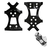 Winter Shoes Cleats Crampons Crampons Cleats with 10 Teeth Cleats...