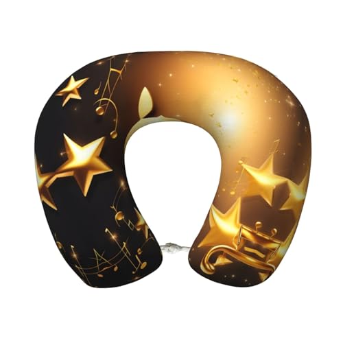 Almohada de apoyo para cuello con diseño musical miniatura 1