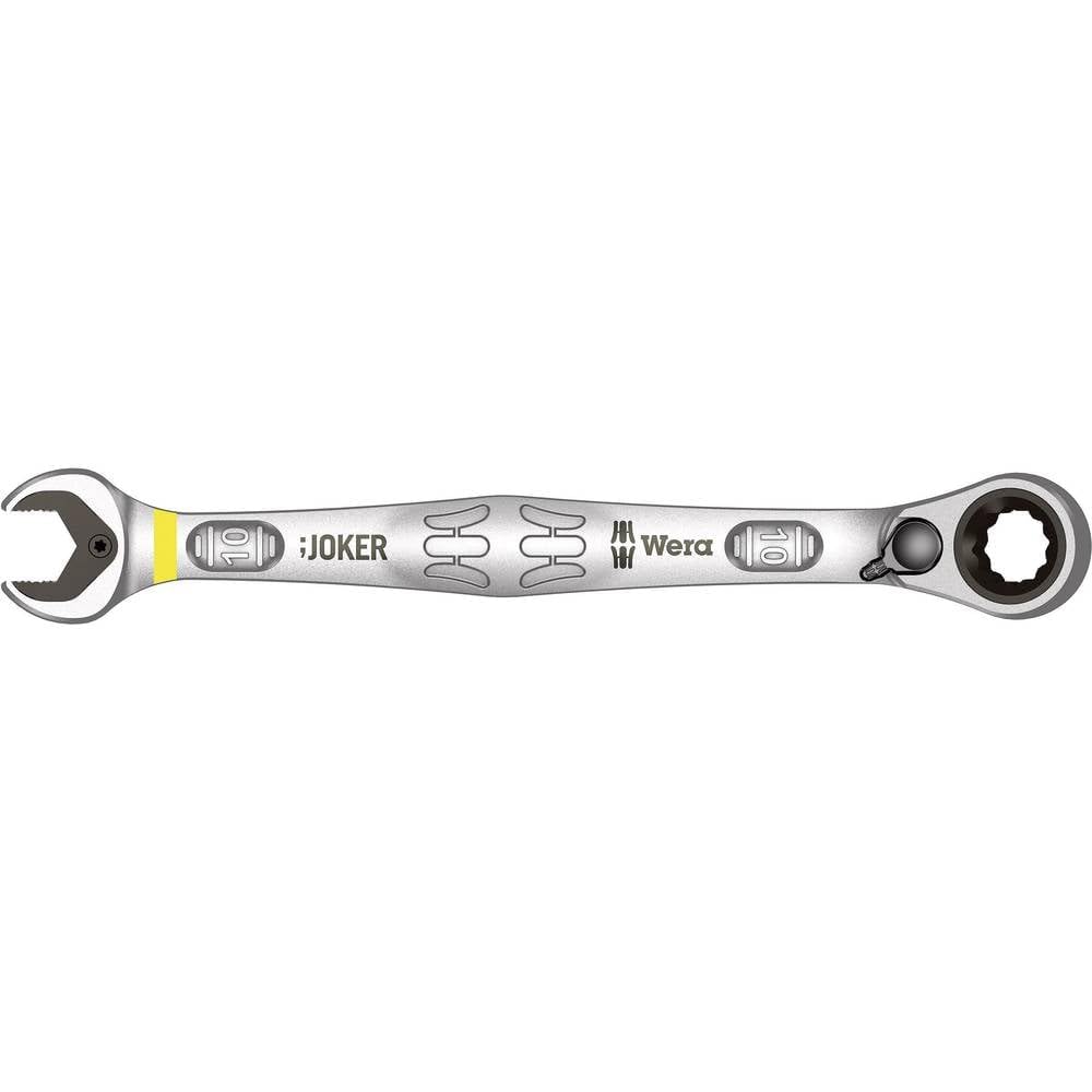 Wera 05020065001 Joker Switch Clés mixtes à cliquet, avec fonction cliquet réversible, 10 x 159 mm, Jaune