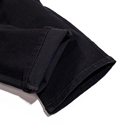 Kenneth Cole Mens Jeans Slim Fit - Mens Stretch Jeans - Black Jeans For Men Slim Fit (Watts, 33X30) #TOP5