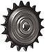 Martin Roller Chain Sprocket, Hardened Teeth, Idler, Type C Hub, Single Strand, 41 Chain Size, 0.5" Pitch, 18 Teeth, 0.625" Bore Dia., 0.638" OD, 0.227" Width