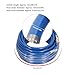 Baxnore 15m High Pressure Air Hose Flexible Lightweight PVC Compressed Air Tube with 1/4in NPT Quick Connector for Air Tools Garage Construction Workshop