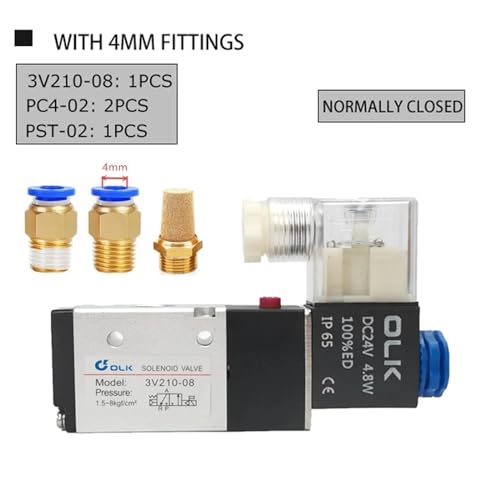Distributeur pneumatique 3V210-08 avec valve de commande directionnelle d'air