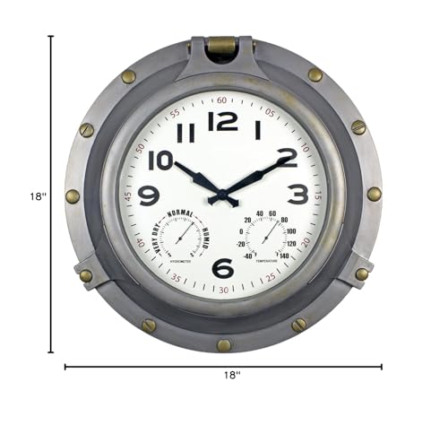 Poolmaster 18" Porthole Clock - Image 7
