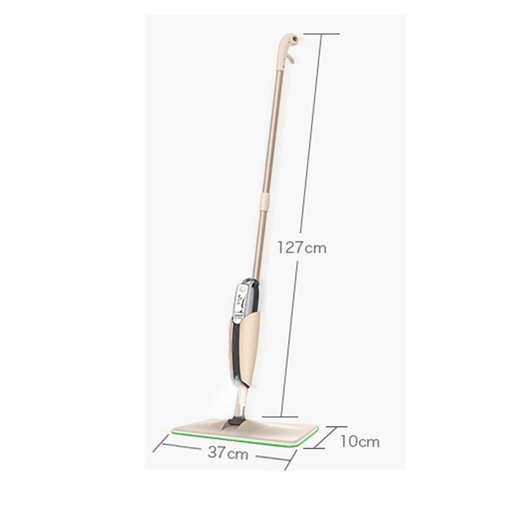 DWW Fregona en Spray, fregona de Microfibra para Pisos de Madera Dura - Artefacto Perezoso para la Limpieza de Pisos en húmedo o en seco (Color : Gray)