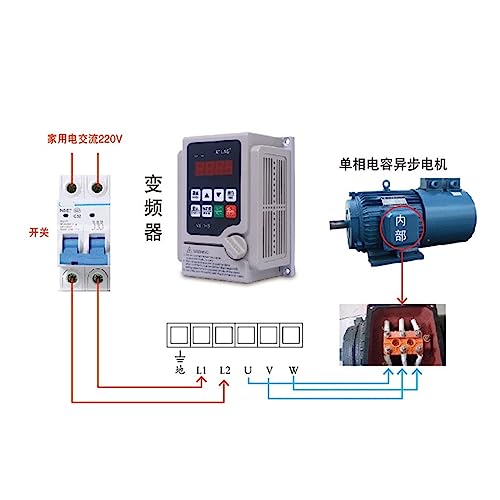 Inversor monofásico a trifásico 110V VFD para solucionar arranque de husillo y bomba 4