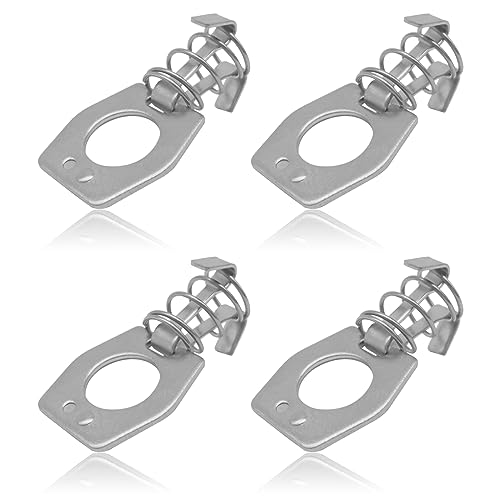 Image of 4 Pieces Water Heater Cam Lock, for Rv Lock Camper Water Heater Fastener Water Heater Door Latch Fastener Rv Spring, Rv Camper Water Heater Fastener
