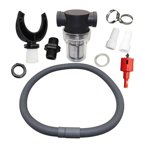 TYNXK Accesorios para Barriles De Lluvia Rain Barrel Diverter Kit Rain Gutter Water Collection Kit PVC Water Barrel Rain Downspout Diverter System Garden Tools Accesorios para Depósito