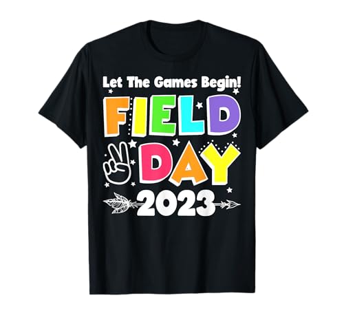 Field Day 2023 Let The Games Begin Teachers Camiseta